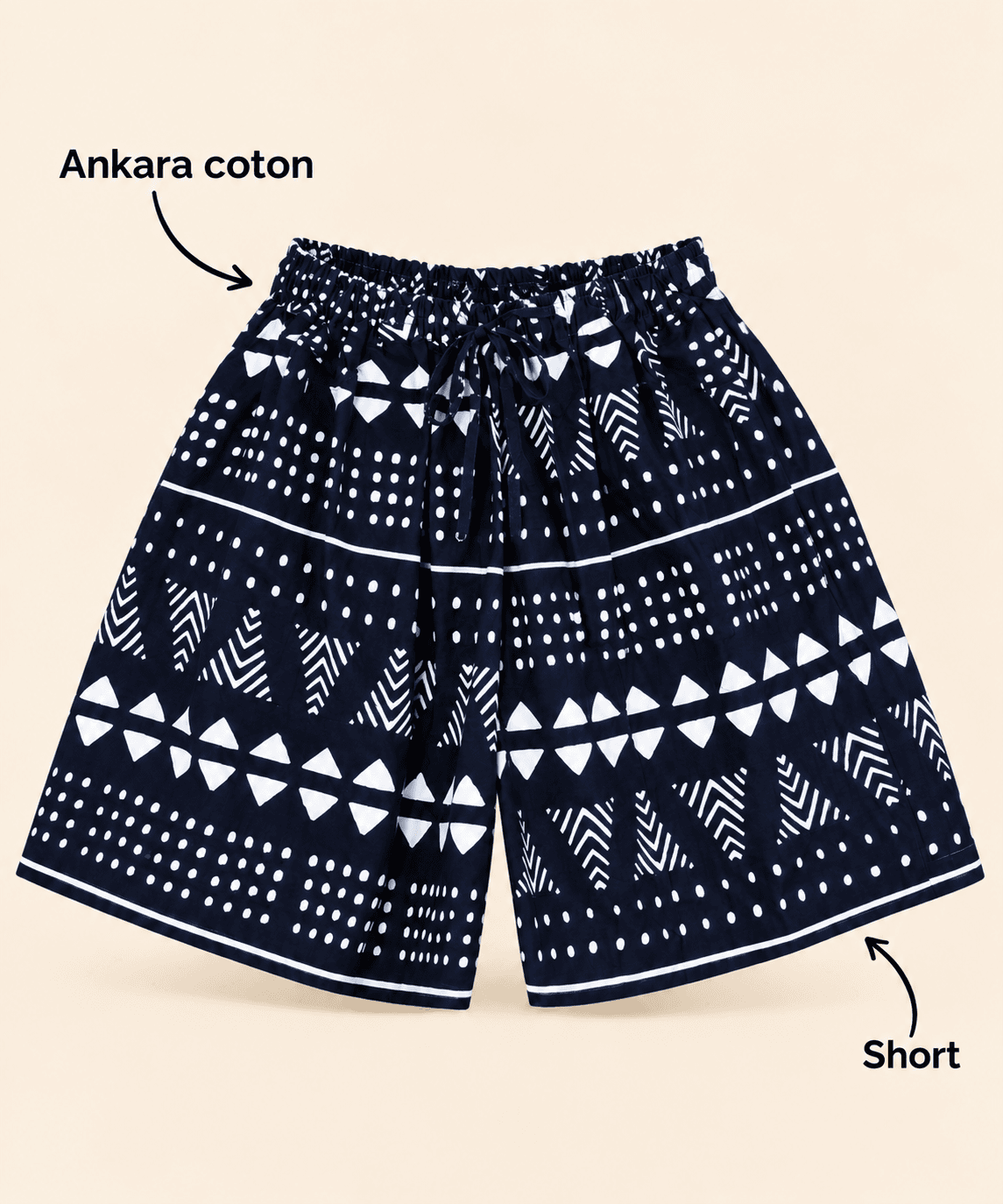 Short bleu nuit