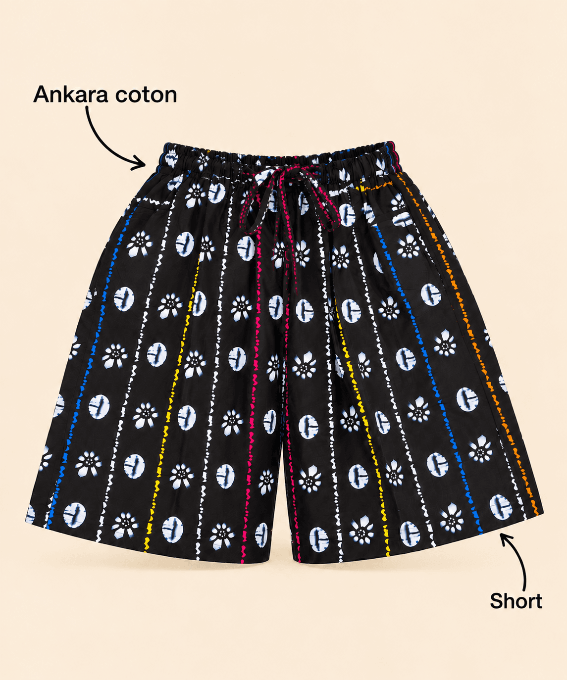Short coloré