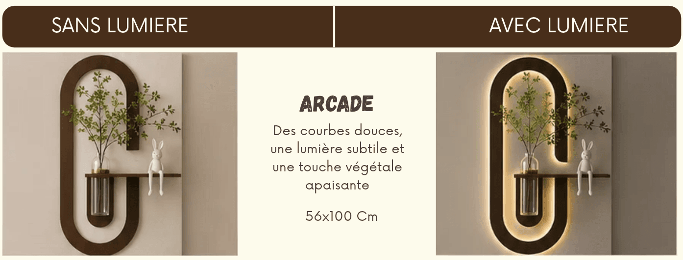 DECOR MURAL RETROECLAIRE • 56x100 Cm