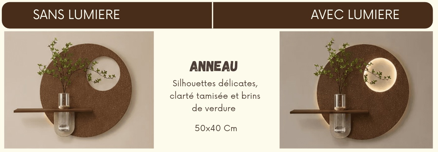 DECOR MURAL RETROECLAIRE • 50x40 Cm